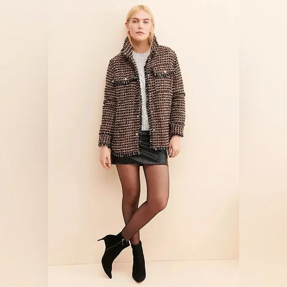 Blanc NYC Retrograde Tweed Shirt Jacket - Picture 2 of 7